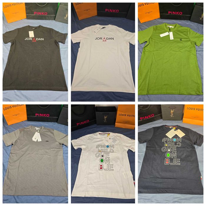 koszulka meska tshirt jordan lacoste calvin klein kolory premum