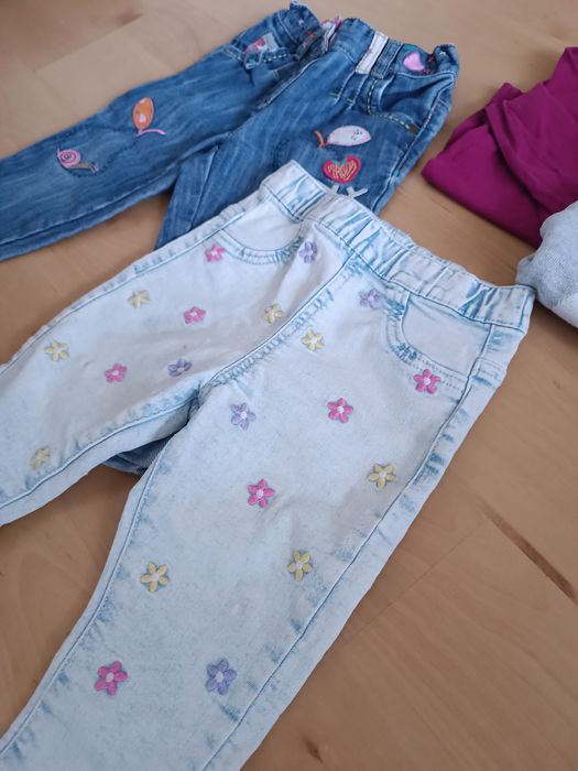 Zestaw ubrań dla dziewczynki wiosenne 86