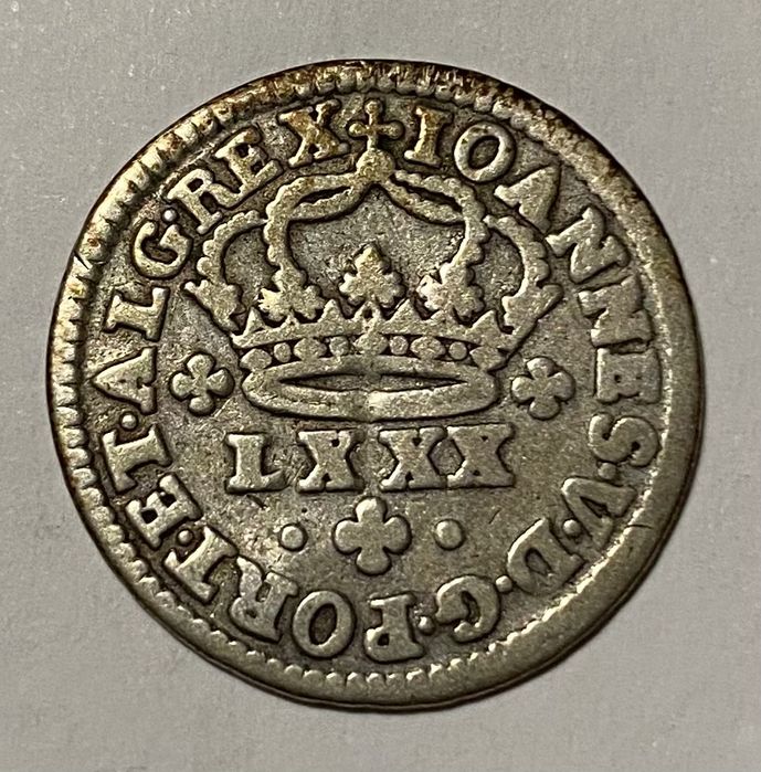 Moeda 768 -  D JOAO V Tostao 100 Reis