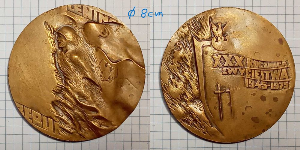 Medale pamiątkowe CENA ZA CAŁOŚĆ