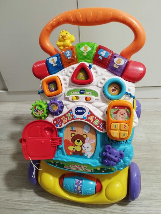 Andador/ andarilho interativo 2 em 1 da Vtech