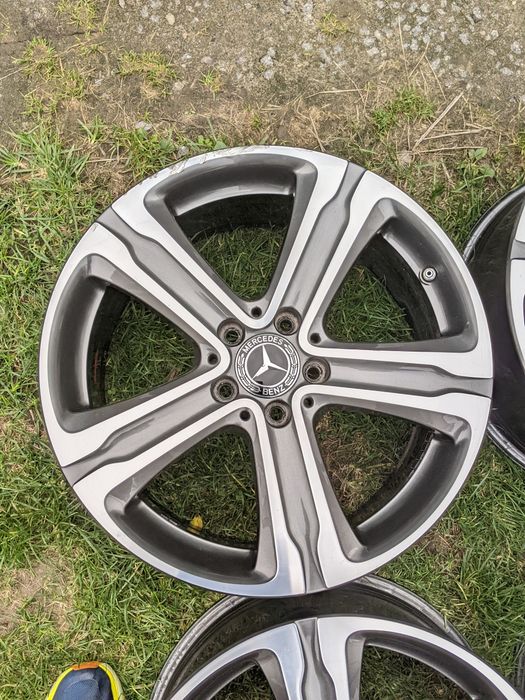 Темно сірі литі диски R18 Mercedes GLC GLE 166 Glk E clas w212 w213 V clas w447