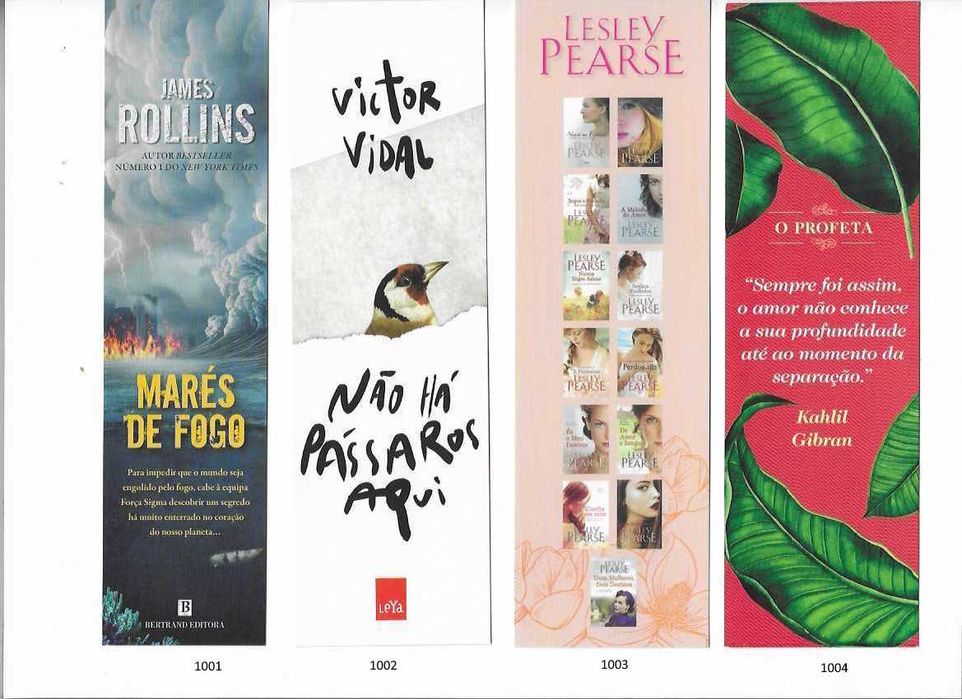 20 marcadores de livros - novos - olx X10932