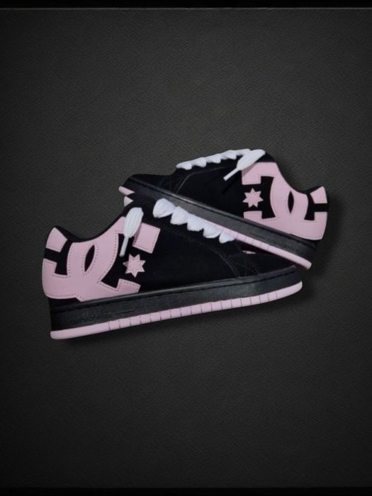DC Shoes Court Graffik pink rozmiar 36 (różowe sznurówki gratis)
