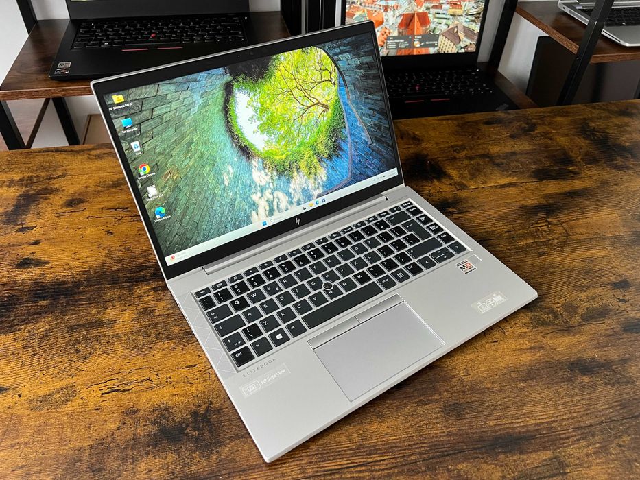 JAK NOWY | Laptop HP EliteBook 845 G7 Ryzen 5 Pro 4650U 8GB 256GB NVMe SSD 14" FHD IPS p.klaw Windows 11 Professional + PTM