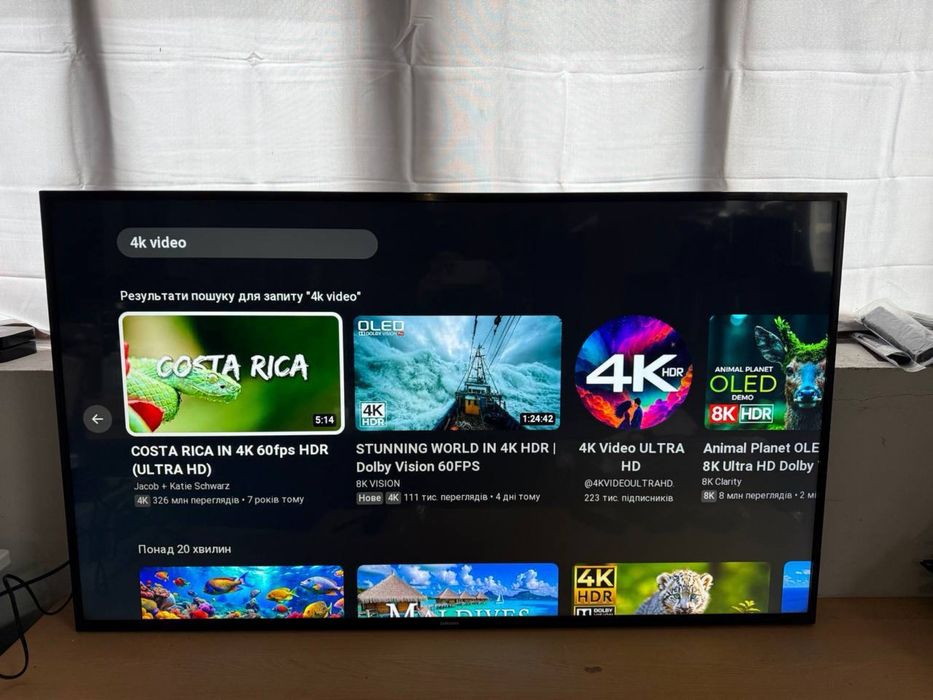 Телевізор Samsung – 55”, 4K UHD, Smart TV