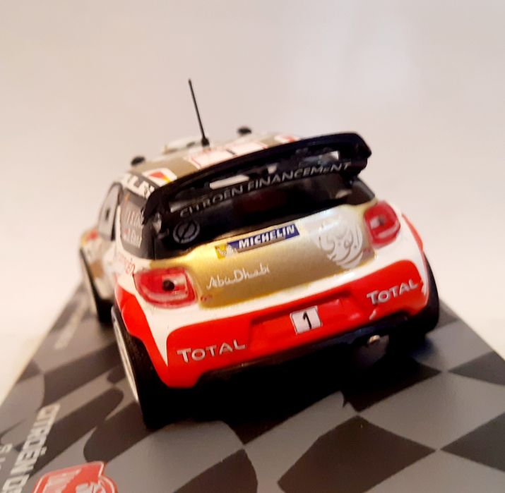 Citroën DS3 WRC 2013 Rally Monte Carlo 1/43 novo
