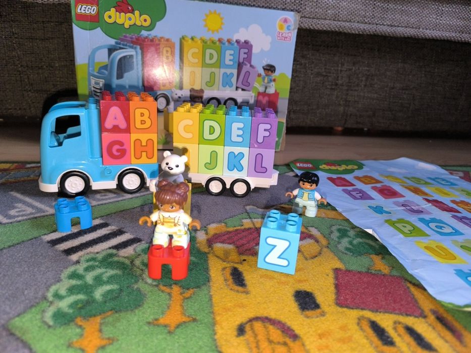 Lego Duplo 10915 Ciężarówka z alfabetem Samochód