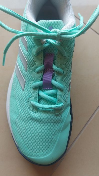 Buty sportowe Adidas gamecourt 2.0 miętowe