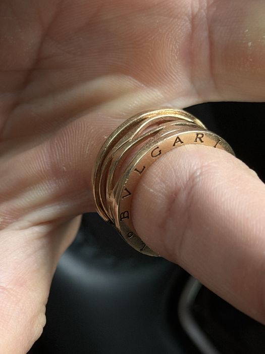 Кольцо кільце каблучка bvlgari золото