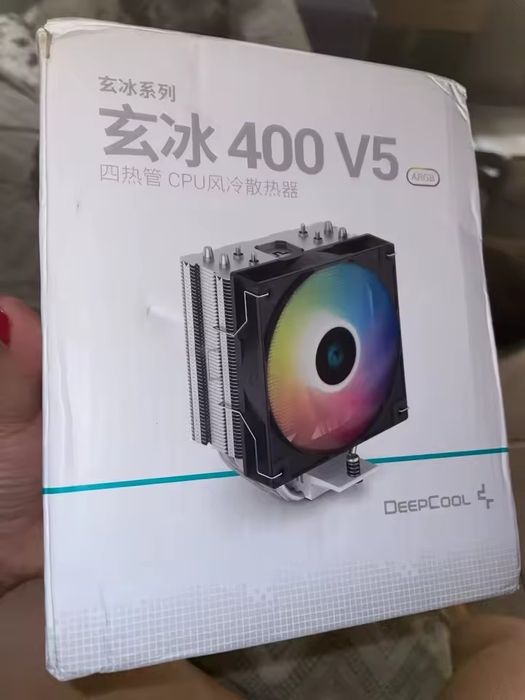 Продам кулер башня для процессора deepcool ag400 argb,am4,am5, lga1700