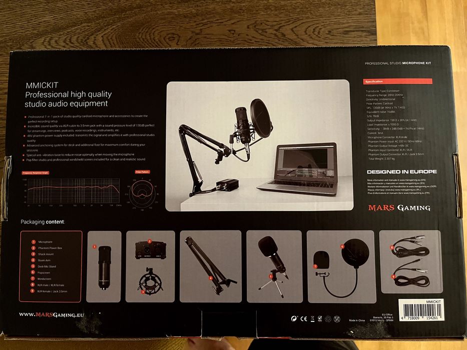 MMICKIT proffesional studio microphone kit 7 in 1