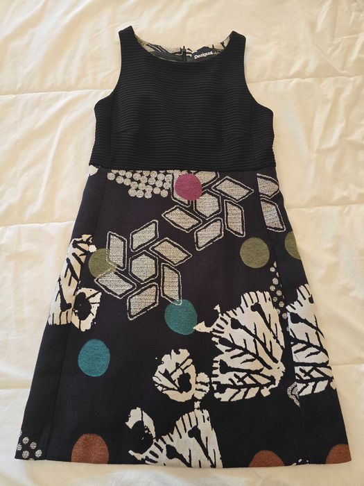 Vestido Desigual sem manga Tam 38