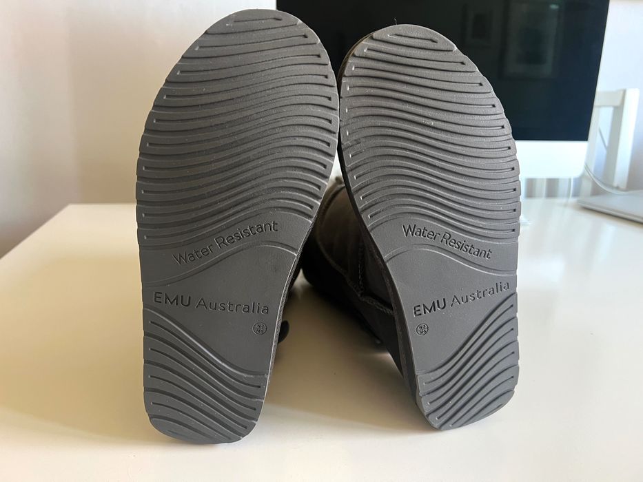 Emu Alba NOWE śniegowce kozaki botki wełna merino skóra zamszowa owcza