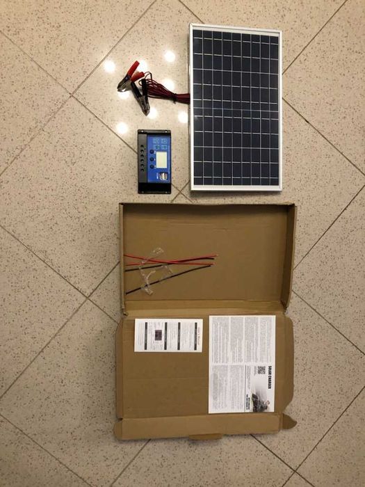 carregador solar novo
