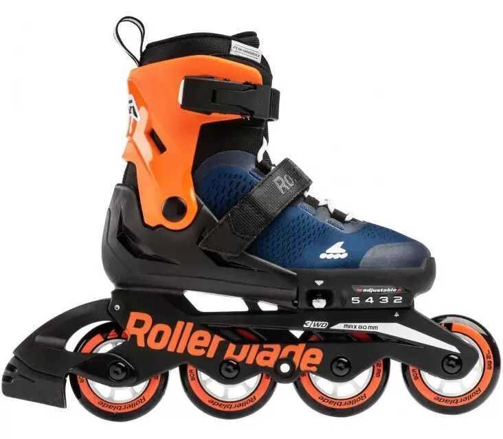 Ролики Rollerblade Microblade (blue-orange)
