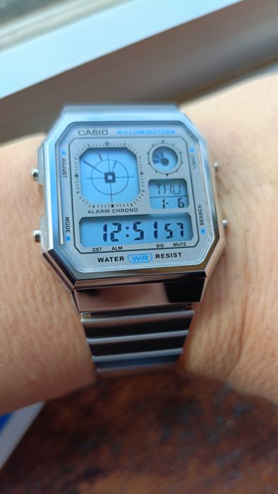 Casio A130WE Prateado - Novo e Original