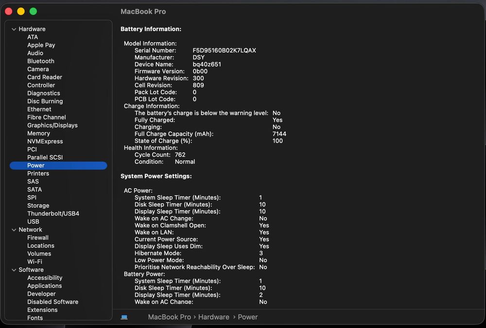 MacBook Pro 16” 2019 – i7 • 16GB RAM • 500GB SSD – Excelente estado