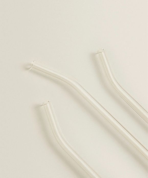 Conjunto 6 Palhinhas Borossilicato Zara Home NOVO