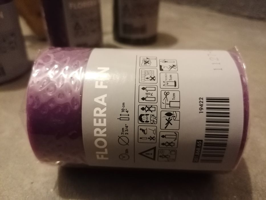 Velas e areia decorativa Ikea