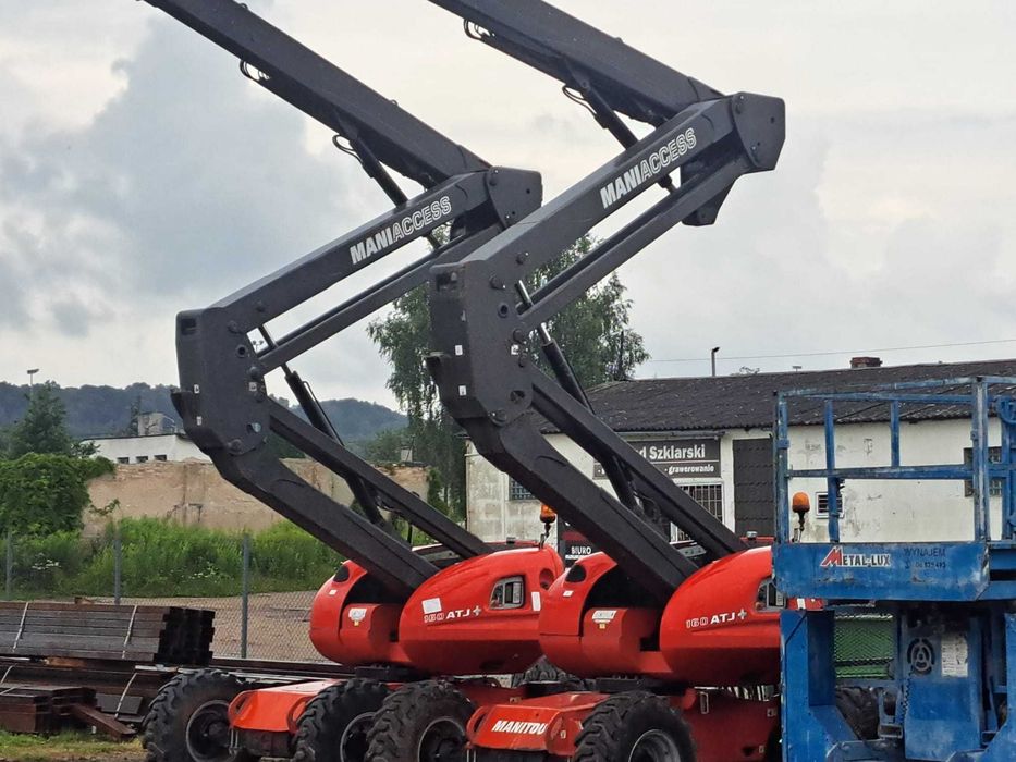 Zwyżki HAULOTTE, JLG, Manitou ATJ, Genie- wynajem,nożycowe, przegubowe