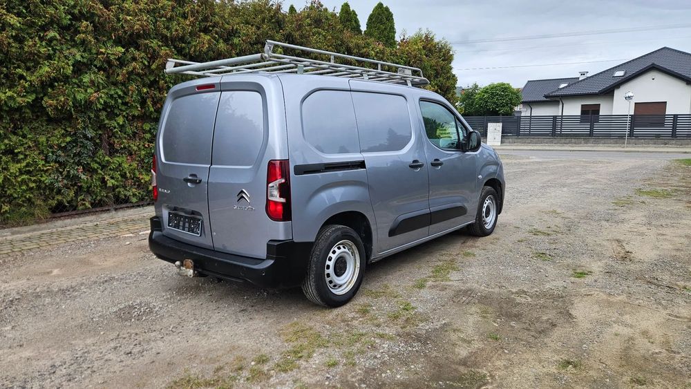 Citroën BERLINGO VAN  2020 ROK KLMA NAVI TEMPOMAT PARTNER  Hak Gwarancja przebiegu Czujniki cofania Bagaźnik dachowy