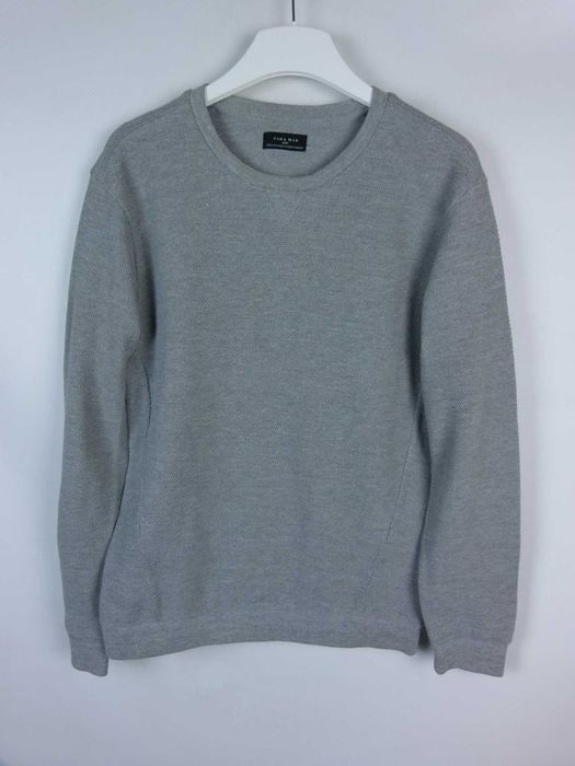 Zara Man szara cieńsza bluza / M