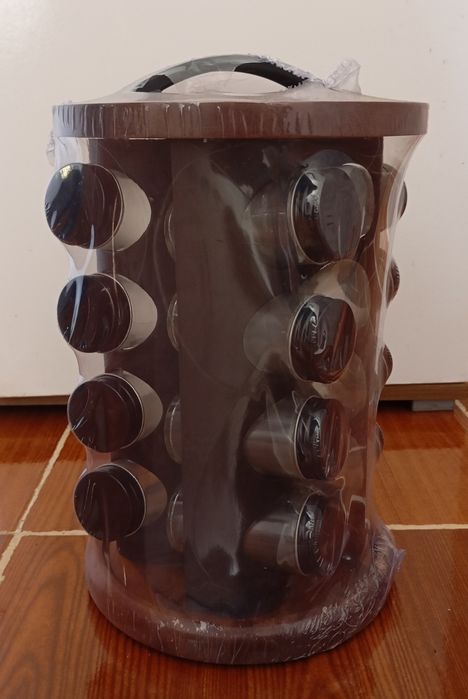 Conjunto frascos para especiarias