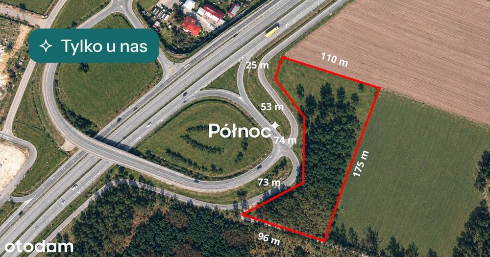 Działka inwestycyjna przy S8 - Lubochnia