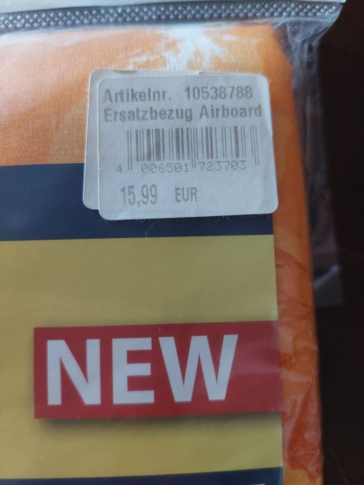 Capa tábua de engomar laranja