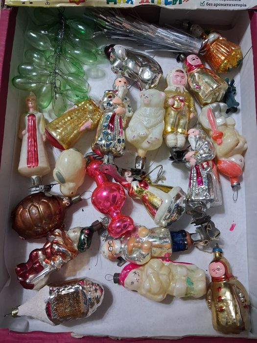 ёлочные игрушки СССР