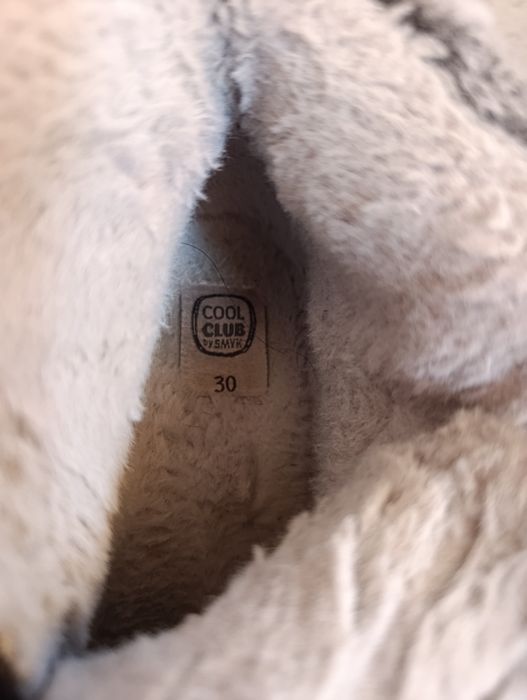 Wysokie ocieplane adidasy botki dla dziewczynki dziewczęce Cool club30