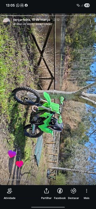 Kawasaki 125 05 moto cross