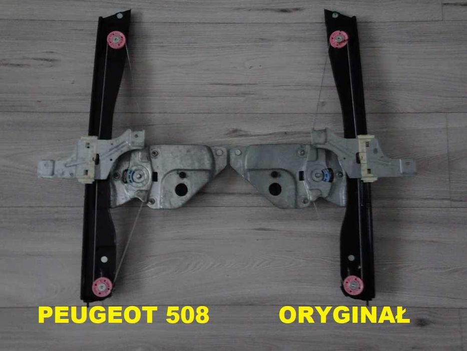 Peugeot 508 - Podnośnik Mechanizm Szyby Przód Lewy Oryginał 10-18 #