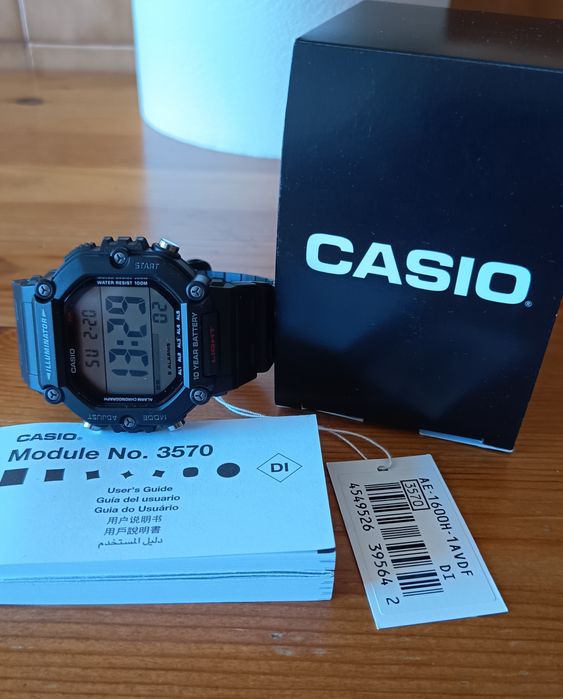 *NOVO* Casio iluminator 100 metros.