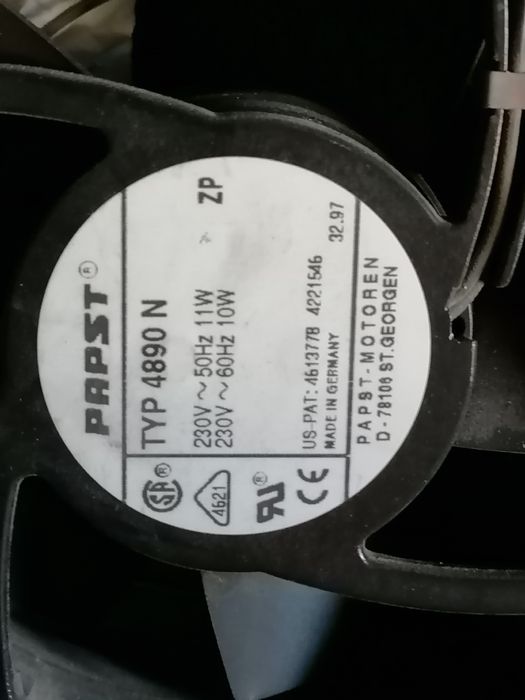 вентилятор papst на подшипниках