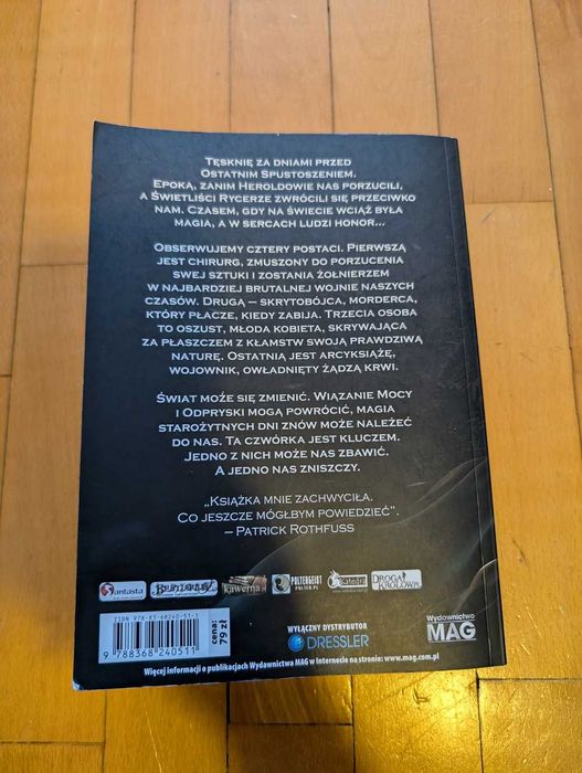 Droga Królów – Brandon Sanderson (Archiwum Burzowego Światła 1)