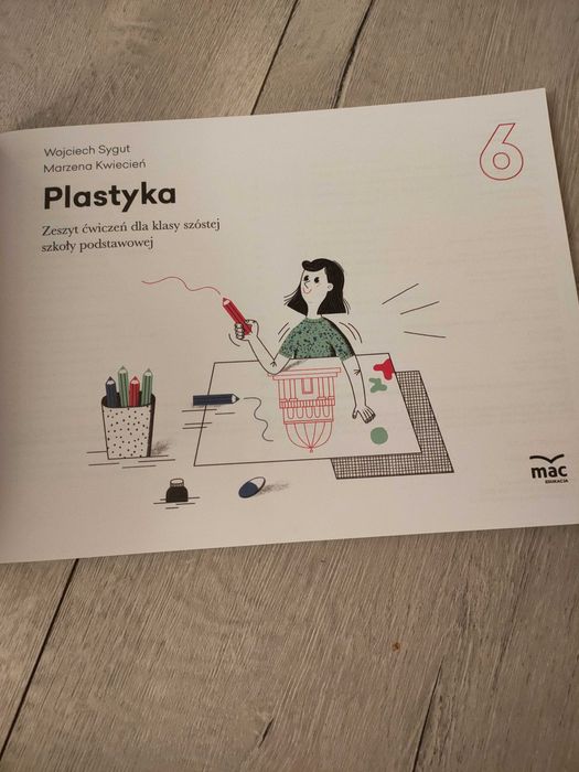 Podręcznik i zeszyt cwiczen klasa 6 Plastyka