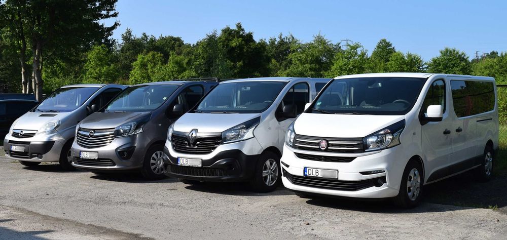 WYPOŻYCZALNIA Wynajem Bus 9 osobowy WOLNE TERMINY kat.B Wakacje