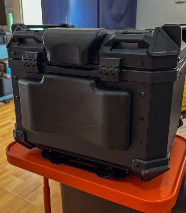 Top Case Aluminio Adventure Parts 45Lt  +  suporte quad lock