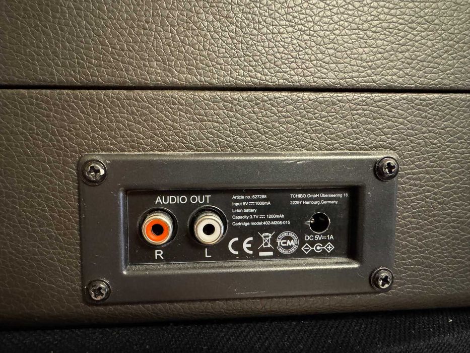 Gramofon walizkowy walizka Tchibo