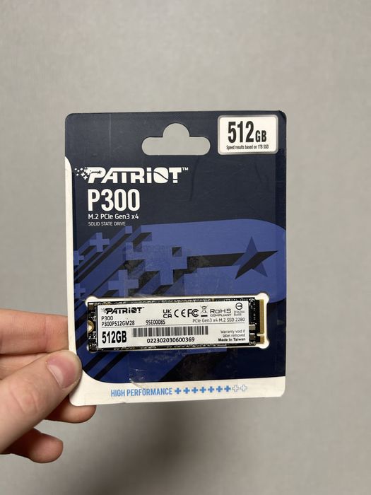 Ссд м2 Patriot p300 512