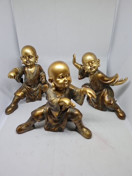 Estátuas Monges Ninjas64286363796354121