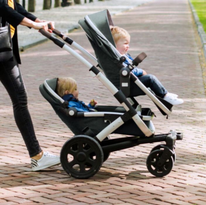 Joolz Geo² na cor gorgeous grey (acessórios incluídos)
