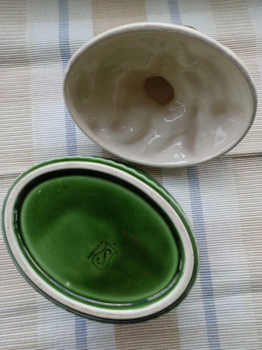 Taça com tampa vintage da Secla