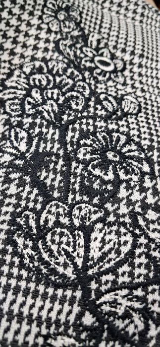 Elegancka bluzka tunika pepitka