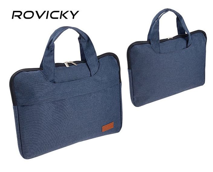 torba na laptopa granatowa rovicky