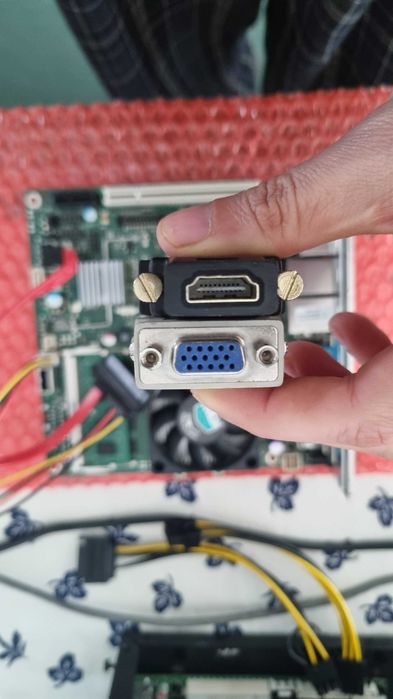 Motherboard ITX Fujitsu D3003-S32 (AMD G-T56N) + SSD Plextor 64GB + 3GB RAM | Ideal SERVIDOR/pfSense/OPNsense | Ultra Baixo Consumo (12w idle)