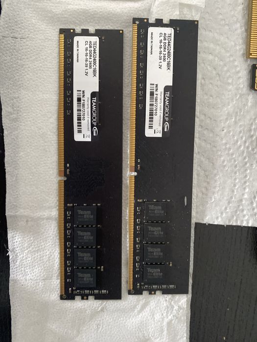 Vendo 2x 4gb ram ddr4