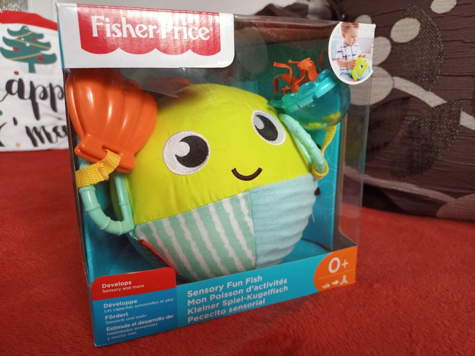 Sensoryczna duża rybka Fisher Price, jak Nowa!